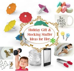 My collection of Holiday Gift & Stocking Stuffer Ideas for Her has a little bit of serious, a little bit of fun! You will love these unique ideas that you never would have thought of!