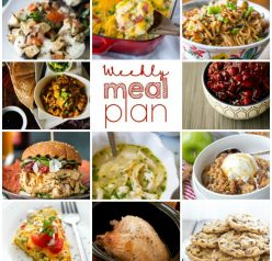 Weekly Meal Plan {Week 70} - 11 of us food bloggers bringing you a full week of recipes including holiday dinner ideas, festive sides dishes, and divine desserts!