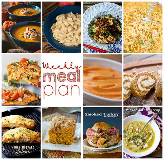 Weekly Meal Plan {Week 71} | Wishes and Dishes