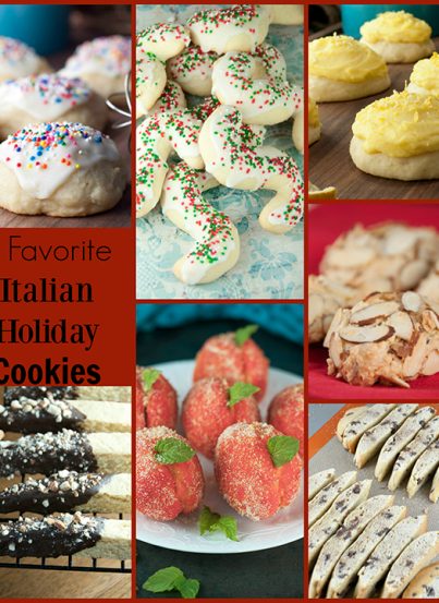7 Favorite Italian Holiday Cookies are the best and most authentic Italian Christmas desserts for your annual cookie trays!
