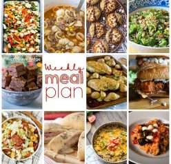 Weekly Meal Plan {Week 77} – 11 food bloggers collaborating to bring you one full week of recipe ideas including dinner, sides dishes, and desserts for the New Year!