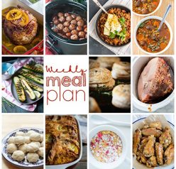 Weekly Meal Plan {Week 75} – 11 great food bloggers bringing you a full week of recipes including Christmas dinner, sides dishes, and desserts!