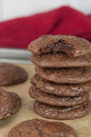 Double Chocolate Truffle Cookies | Wishes and Dishes