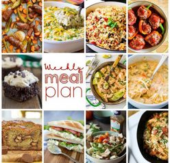Weekly Meal Plan {Week 85} – 11 great bloggers bringing you an entire week of yummy, easy recipes including dinner, sides dishes, and desserts!