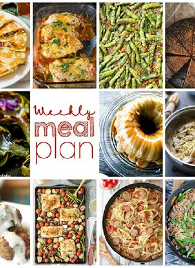 Here is your Weekly Meal Plan {Week 86} and it's a good one! We are bringing you another full week of recipes including fun dinner ideas, sides dishes, and desserts!