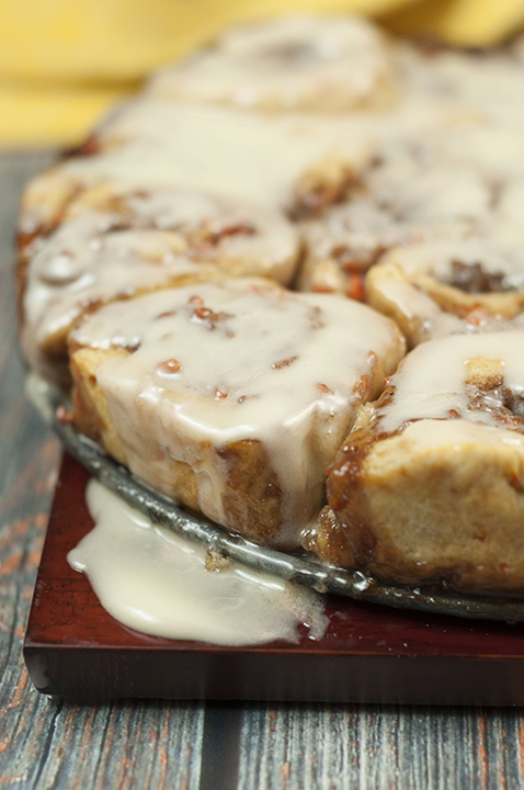 Carrot Cake Cinnamon Rolls with Mascarpone Icing recipe made from scratch is perfect for your Easter brunch or just when you're craving the delicious spices and flavors of carrot cake!