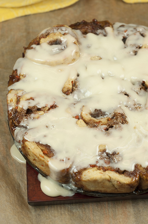 Homemade Carrot Cake Cinnamon Rolls with Mascarpone Icing recipe made from scratch is perfect for your Easter holiday brunch or just when you're craving the traditional spices and flavors of carrot cake!
