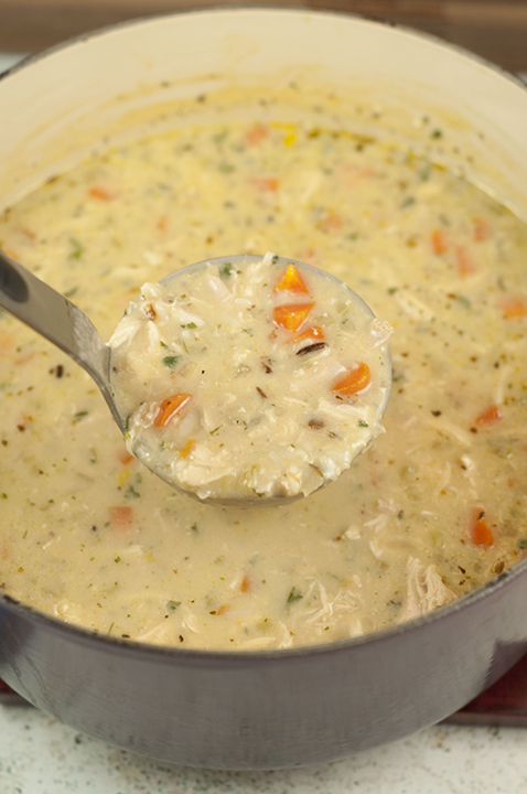 Copycat Panera Chicken and Wild Rice Soup - Gal on a Mission