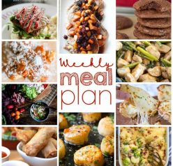 Weekly Meal Plan {Week 93} - 10 great bloggers bringing you a full week of recipes including dinner, sides dishes, and desserts!