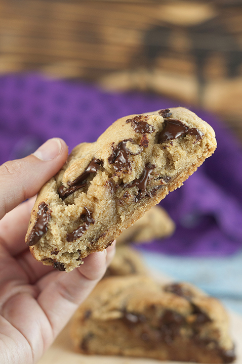 Levain Bakery Chocolate Chip Cookies | Wishes and Dishes