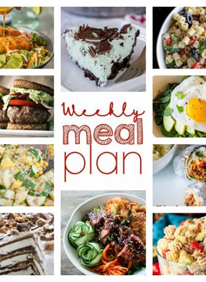 Weekly Meal Plan {Week 96} - 10 great bloggers bringing you a full week of recipes including dinner, ideas for summer pot lucks, sides dishes, and desserts!