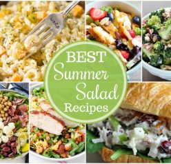 The Best Summer Salad Recipes - including pasta, potato and fruit salads - are the perfect sides for grilling out, picnics and potlucks, or just every day!