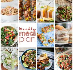 Weekly Meal Plan {Week 103} – 10 food bloggers bringing you a full week of 4th of July weekend and summer recipes including dinner, sides dishes, and desserts!