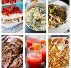 Weekly Meal Plan {Week 104} – 10 great bloggers bringing you a full week of recipes including dinner, sides dishes, and desserts!
