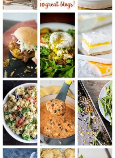Weekly Meal Plan {Week 105} – 10 great bloggers bringing you a full week of amazing summertime recipes including dinner, sides dishes, and sweet treats!