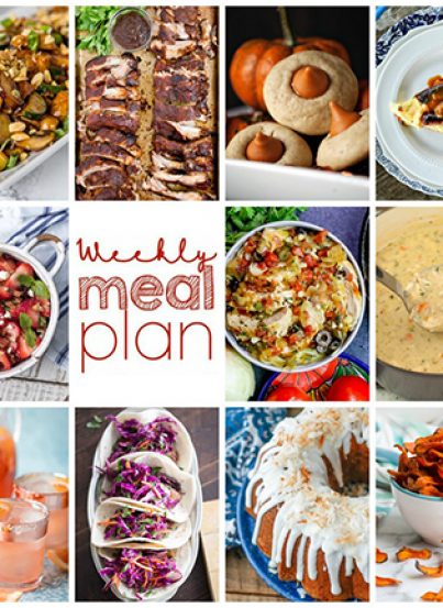Weekly Meal Plan {Week 114} – 10 great food bloggers bringing you a variety of recipes including dinner, sides dishes, and desserts to get you through the week!