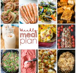 Weekly Meal Plan {Week 116}– 10 great bloggers bringing you a full week of recipes including dinner, sides dishes, and desserts!