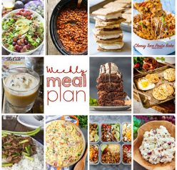 Weekly Meal Plan {Week 117} – 10 great food bloggers bringing you a full week of fall recipes including dinner, sides dishes, and desserts!