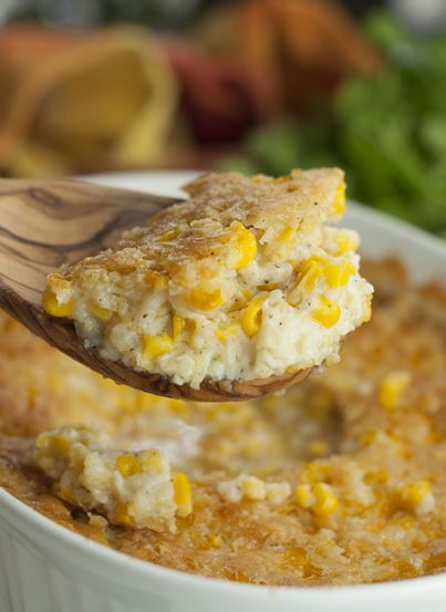 This easy Old-Fashioned Creamed Corn Casserole recipe is just like Grandma used to make it! If you need an excellent side dish idea for the holidays, look no further!