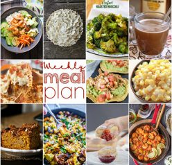 Weekly Meal Plan {Week 120} - 10 great bloggers bringing you a full week of recipes including dinner, sides dishes, and desserts!