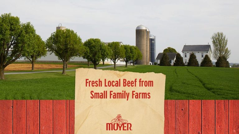 Moyer Beef Tag Line: Fresh Local Beef From Small Family Farms.