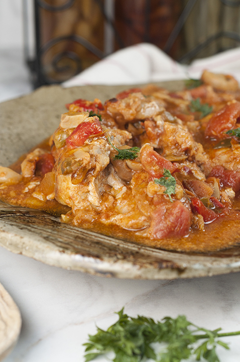 Easy Chicken Cacciatore | Wishes and Dishes