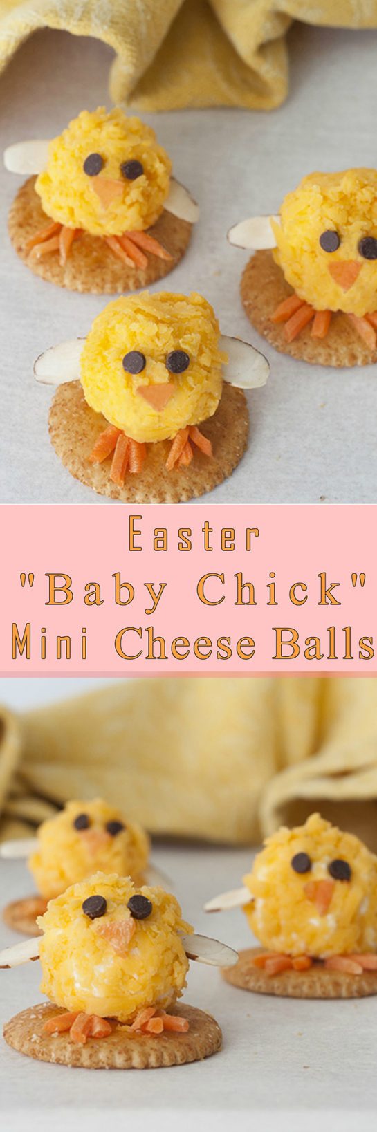 Baby Chick Mini Cheese Balls Wishes and Dishes