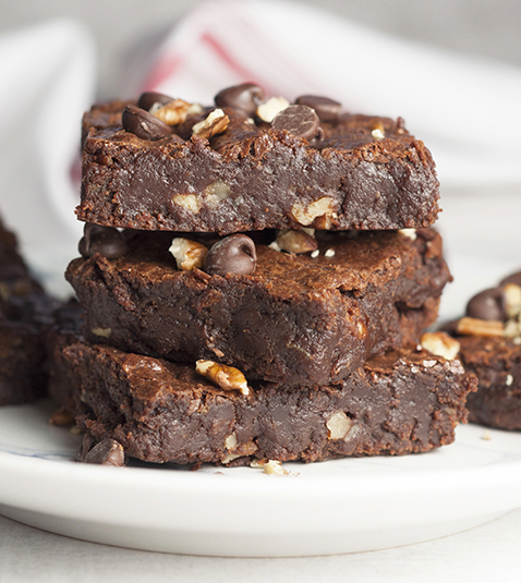 This from-scratch recipe for rich, Gooey Perfect-Every-Time Brownies with pecans is my new go-to easy brownie recipe. These brownies are adaptable to any add-ins you choose and will be your new favorite brownie recipe.