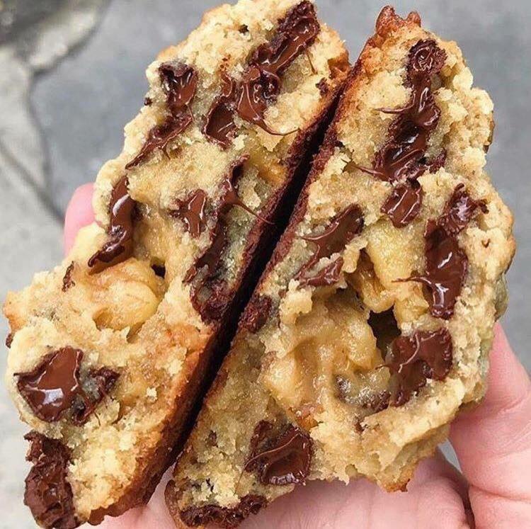 Levain Bakery Giant Chocolate Chip Cookies in New York City.