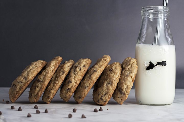 This is My Favorite Chocolate Chip Oatmeal Cookies recipe that I'm finally sharing. I bake these cookies more than any other chocolate chip cookie as they are chewy, packed with chocolate, and truly the best recipe out there.