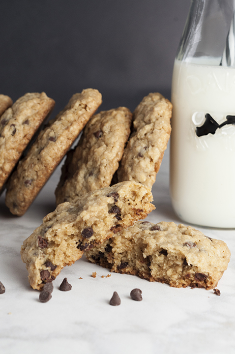 This is My Favorite Chocolate Chip Oatmeal Cookies recipe that I'm finally sharing. I bake these cookies more than any other chocolate chip cookie as they are chewy, packed with chocolate, and come out perfectly every time!