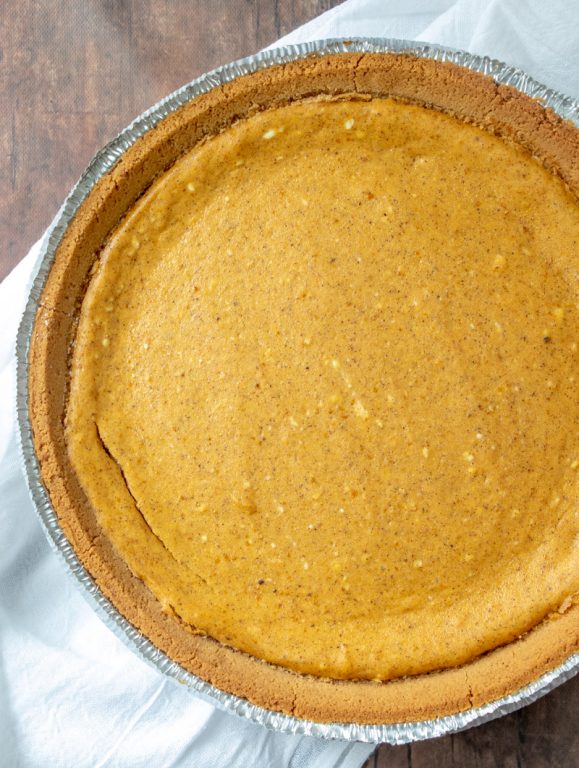 Easy Double Layer Pumpkin Cheesecake recipe is a fall classic, and great alternative to pumpkin pie, especially for those cheesecake fans out there! This is the perfect holiday dessert!