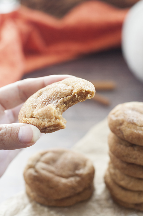 Soft, fluffy holiday Pumpkin Snickerdoodles are your two favorite cookies combined and a great fall treat ! They are one of the most delicious pumpkin dessert recipes you'll ever bake!