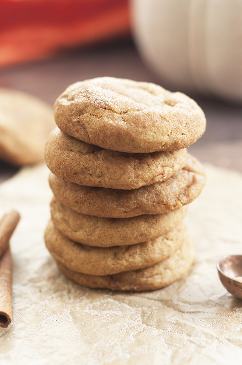 Soft, fluffy Pumpkin Snickerdoodles are your two favorite cookies combined and a great fall treat ! They are one of the most delicious pumpkin cookie recipes you'll ever bake!