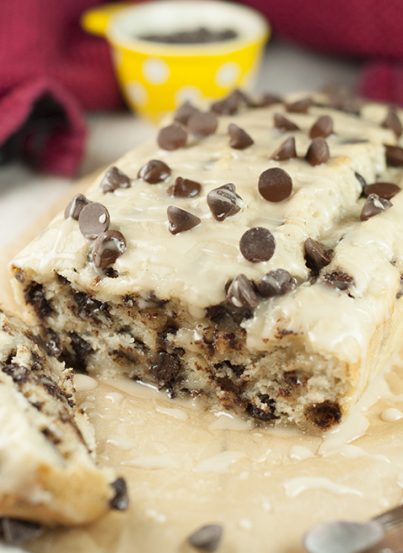 Cookie Dough Bread (with a dairy-free version) is a simple, quick dessert bread recipe great for a holiday breakfast, holiday dessert, or just to enjoy as a weekend breakfast idea!