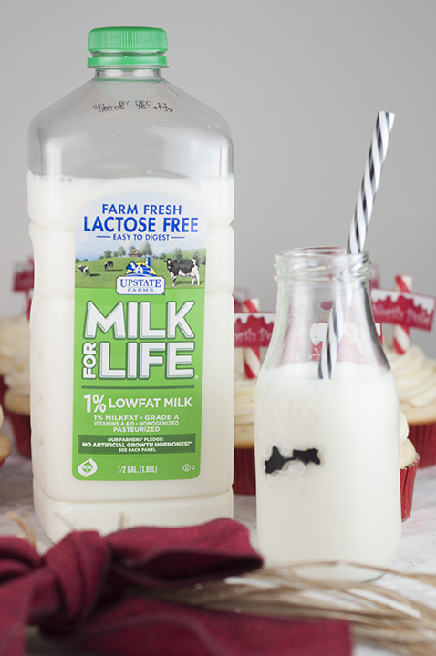 New Upstate Farms Milk for Life Lactose Free Milk used in baking sold in Rochester, Syracuse, and Buffalo.