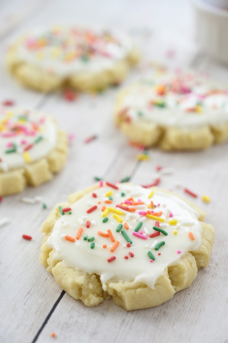 Copycat Frosted Swig Sugar Cookies | Wishes and Dishes