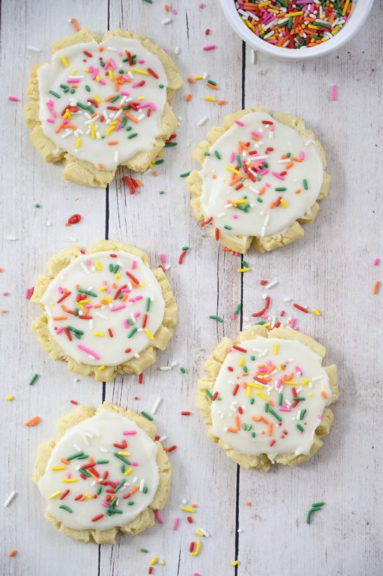 Copycat Frosted Swig Sugar Cookies | Wishes and Dishes