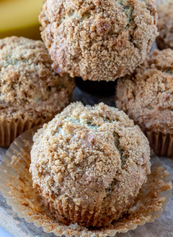 Banana Crumb Muffins Wishes and Dishes