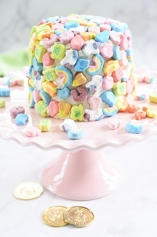 Lucky Charms Layer Cake Wishes and Dishes