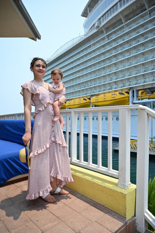 The port of Honduras during Royal Caribbean Symphony of the Seas caribbean cruise. 