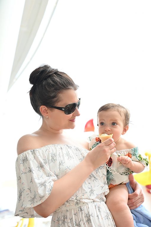 Free ice cream at the pool on board Royal Caribbean Symphony of the Seas caribbean cruise. 