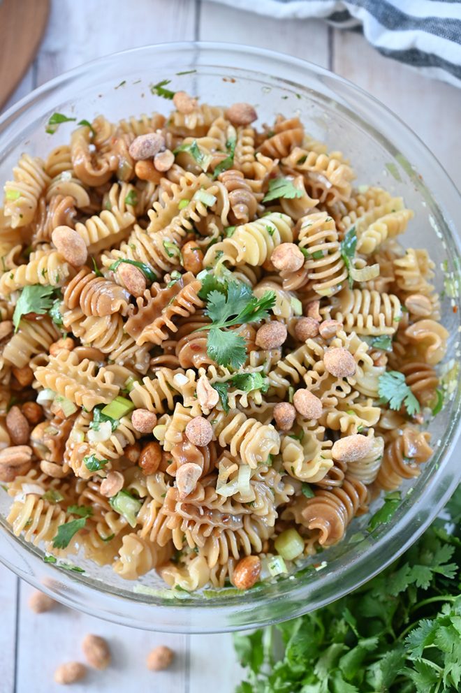 Sesame Pasta Salad Wishes And Dishes   Sesame Pasta Salad Recipe 2 660x992 