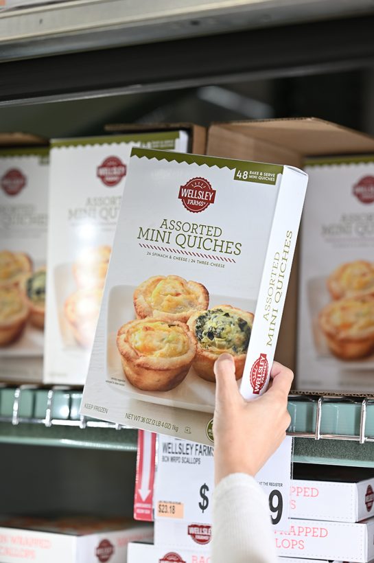 Mini quiche assortment at BJ's Wholesale Club