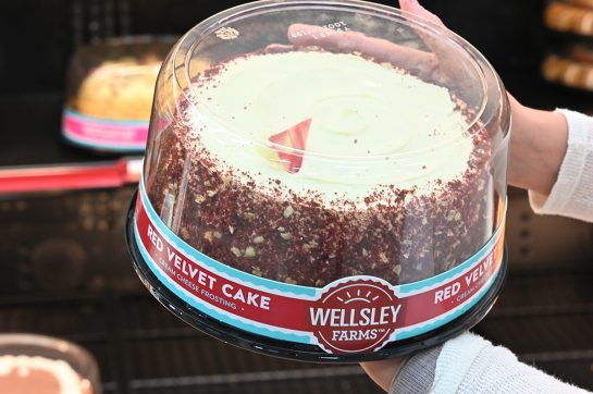 Wellsley Farms red velvet cake at BJ's wholesale club