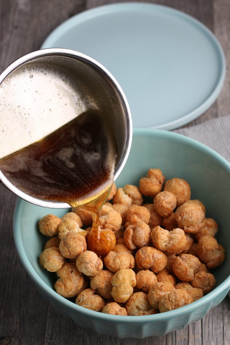 Italian Struffoli Honey Balls | Wishes and Dishes