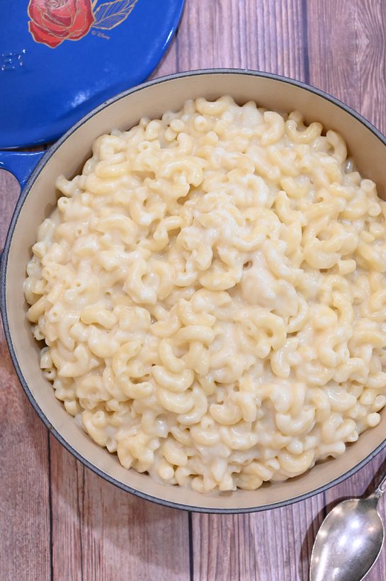 Easy, creamy Stovetop Macaroni & Cheese recipe is a simple way to get dinner on the table when you're short on time. It can also be a great party appetizer or holiday potluck idea!