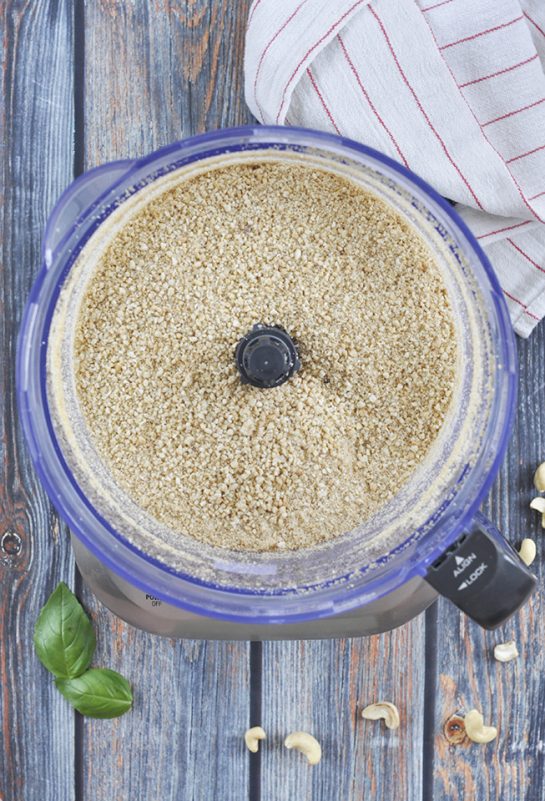How to Make Dairy-Free Vegan Parmesan "Cheese". 4 ingredient vegan parmesan cheese made with raw, unsalted cashews and nutritional yeast that is the perfect substitute for any recipe you would use Parmesan cheese for!