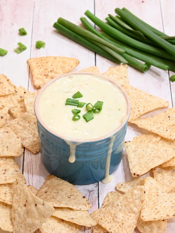 White Queso Dip Wishes and Dishes