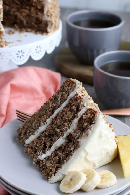 Made-From-Scratch Hummingbird Cake is a beloved, classic southern cake recipe packed with banana and pineapple that looks so impressive for, Easter, Mother's day, or birthday party!